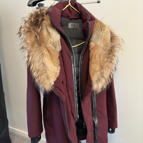 Rudsak Mantic Burgundy Winter Jacket Sz Small - Picture 2 of 4